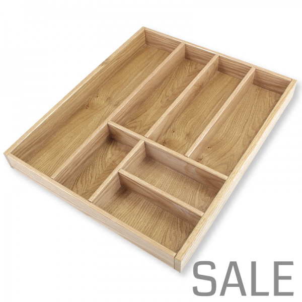 Besteckeinsatz K50 für gerade Zargen. Eiche.