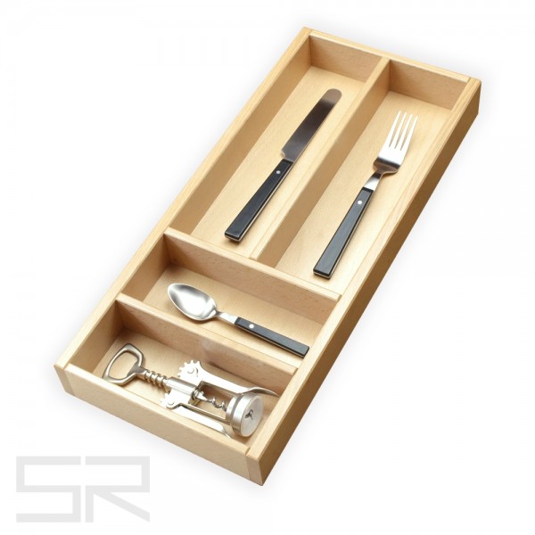 Besteckeinsatz für Schubladen mit gerade Zargen