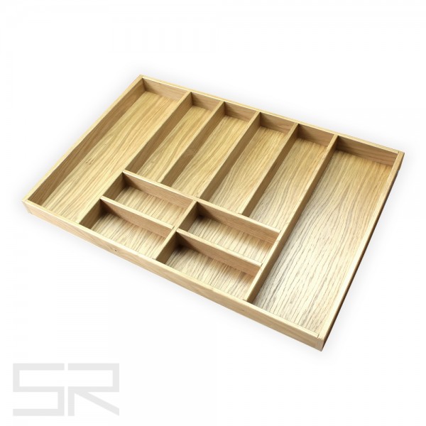 Besteckeinsatz K90 (Modell K80) für gerade Zargen. Eiche.