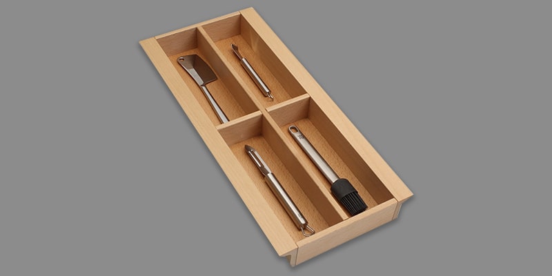 Variable Besteckkasteneinsätze