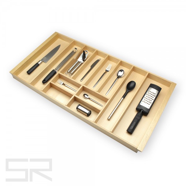 Besteckeinsatz K100 für schräge Zargen. Sofort lieferbar.