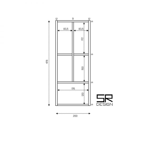 Besteckeinsatz K30 für gerade Zargen. Inkl. frei geplanter Facheinteilung. Buche.