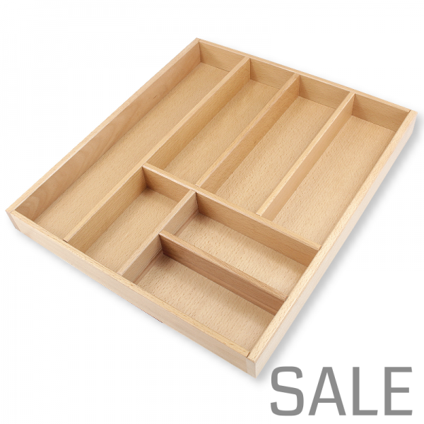 Besteckeinsatz K50 für gerade Zargen. Buche.